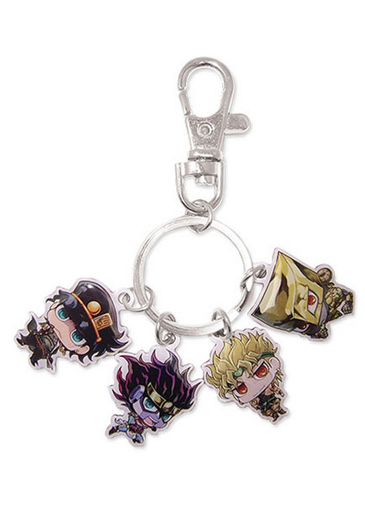 Jojos Bizarre Adventure - Group SD Metal Keychain