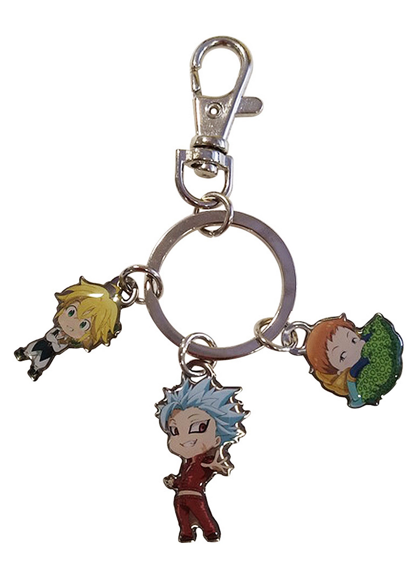 The Seven Deadly Sins - Group Metal Keychain
