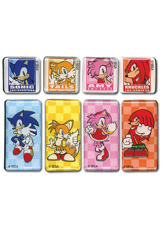 Sonic The Hedgehog - Sonic The Hedgehog & Friends Magnet Set