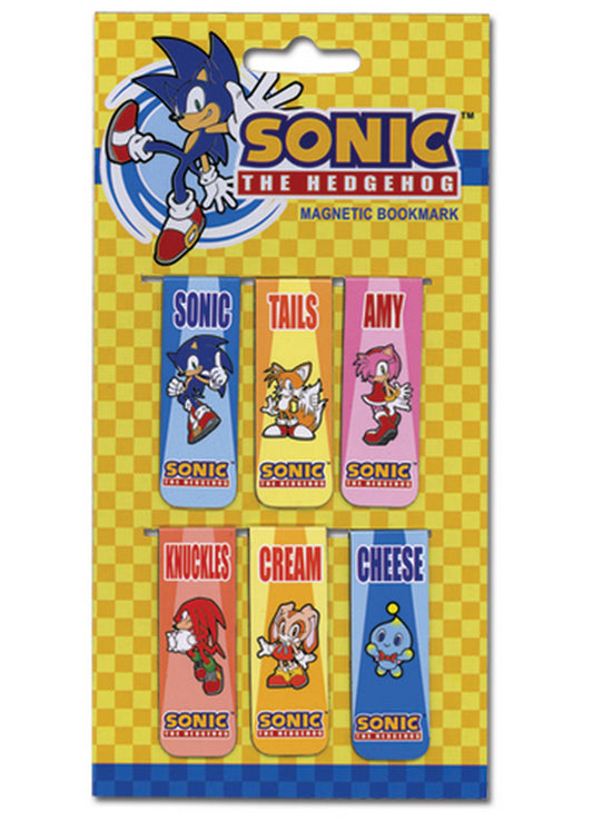 Sonic The Hedgehog - Group Magnetic Bookmark