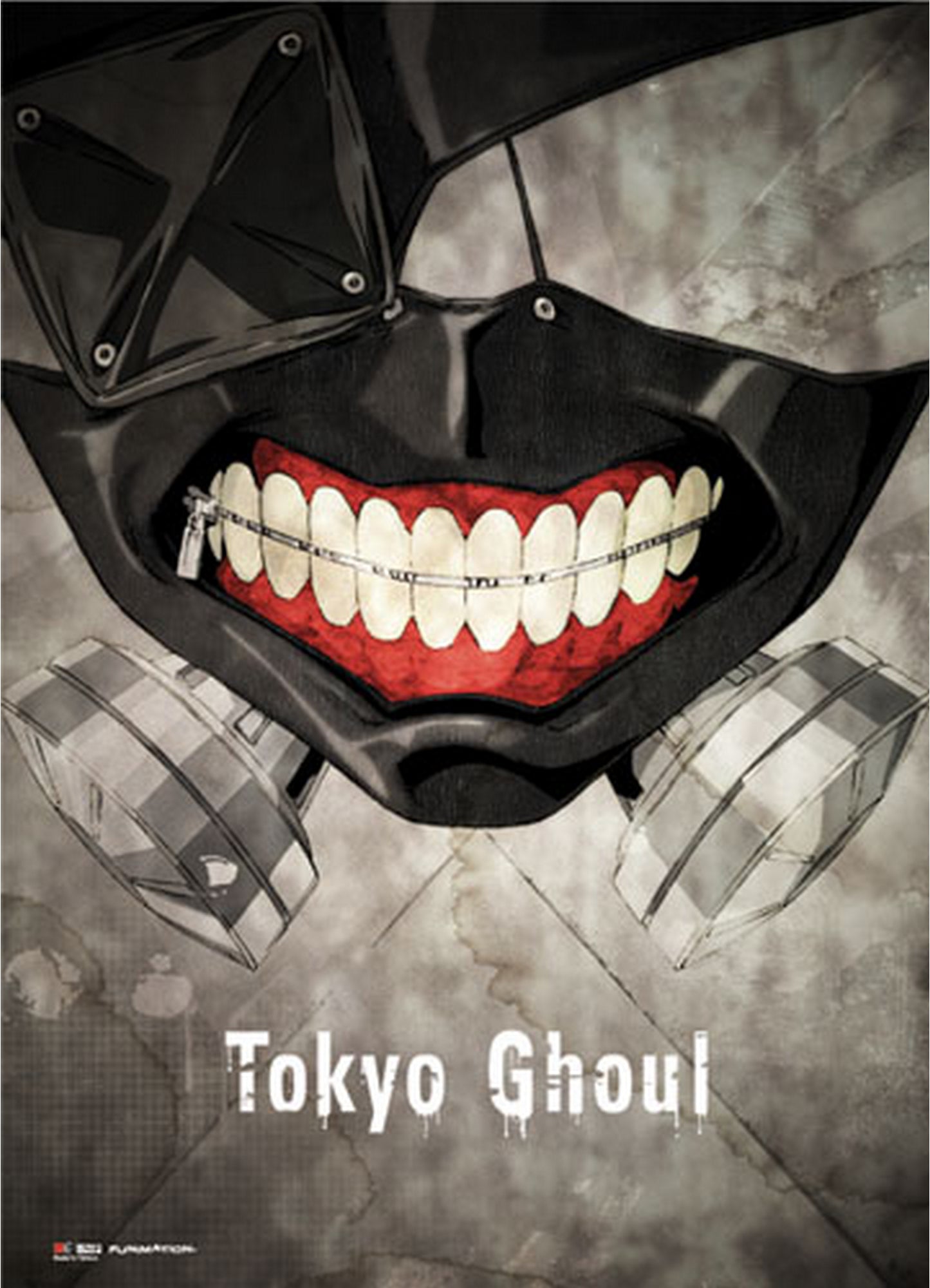 Tokyo Ghoul - Ken Kaneki Mask Wall Scroll 31"W x 43"H