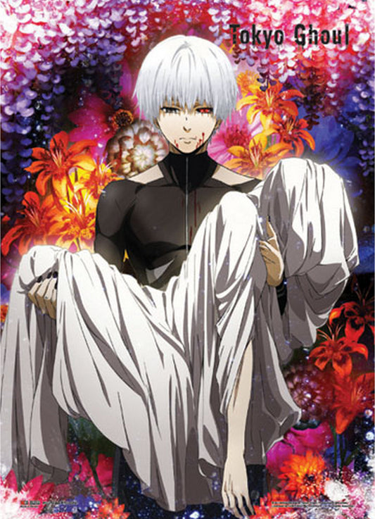 Tokyo Ghoul - Ken Kaneki Wall Scroll 31"W x 43"H