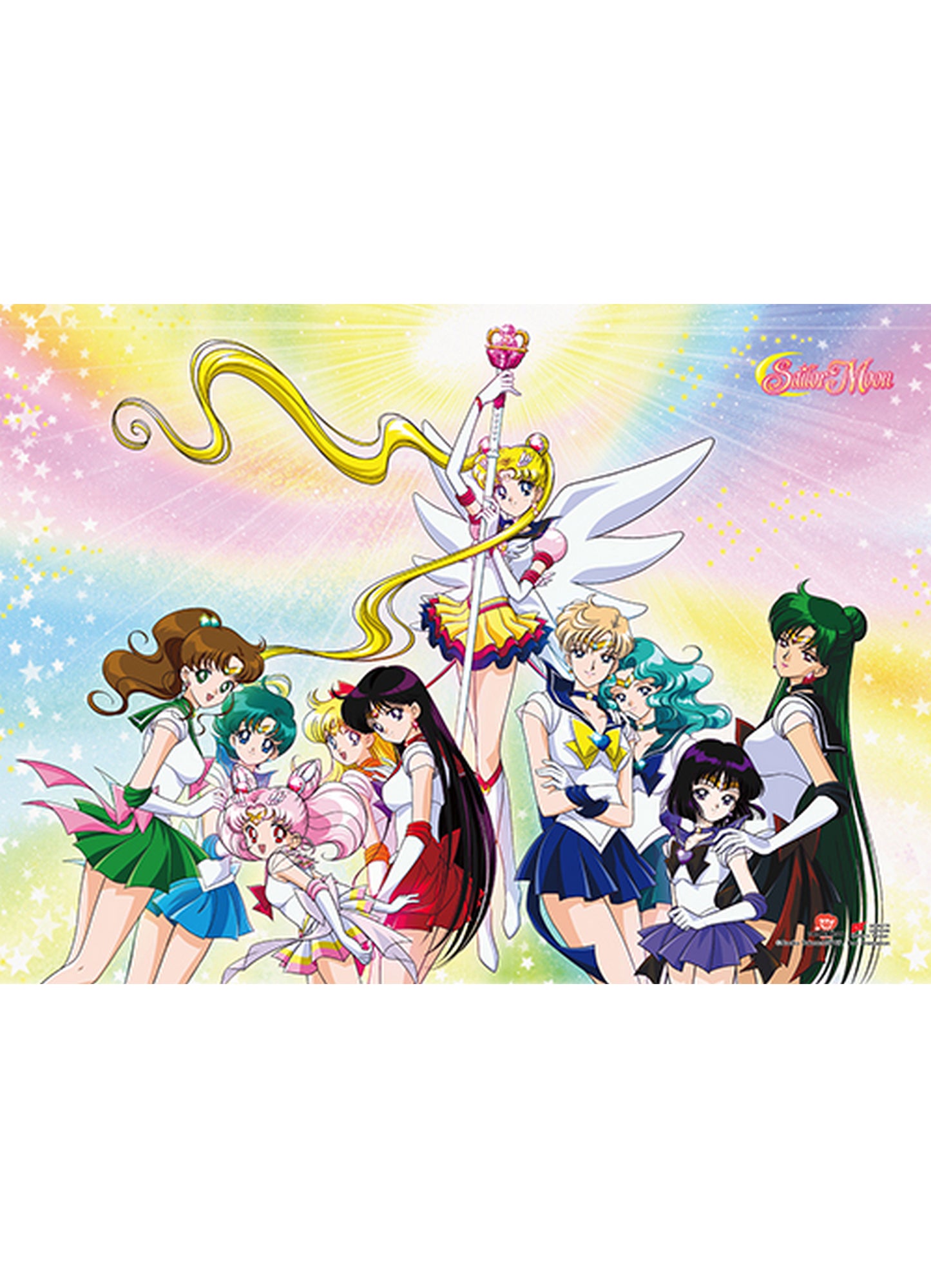 Sailor Moon Stars - Eternal Sailor Moon Group 1 Wall Scroll 31"W x 43"H