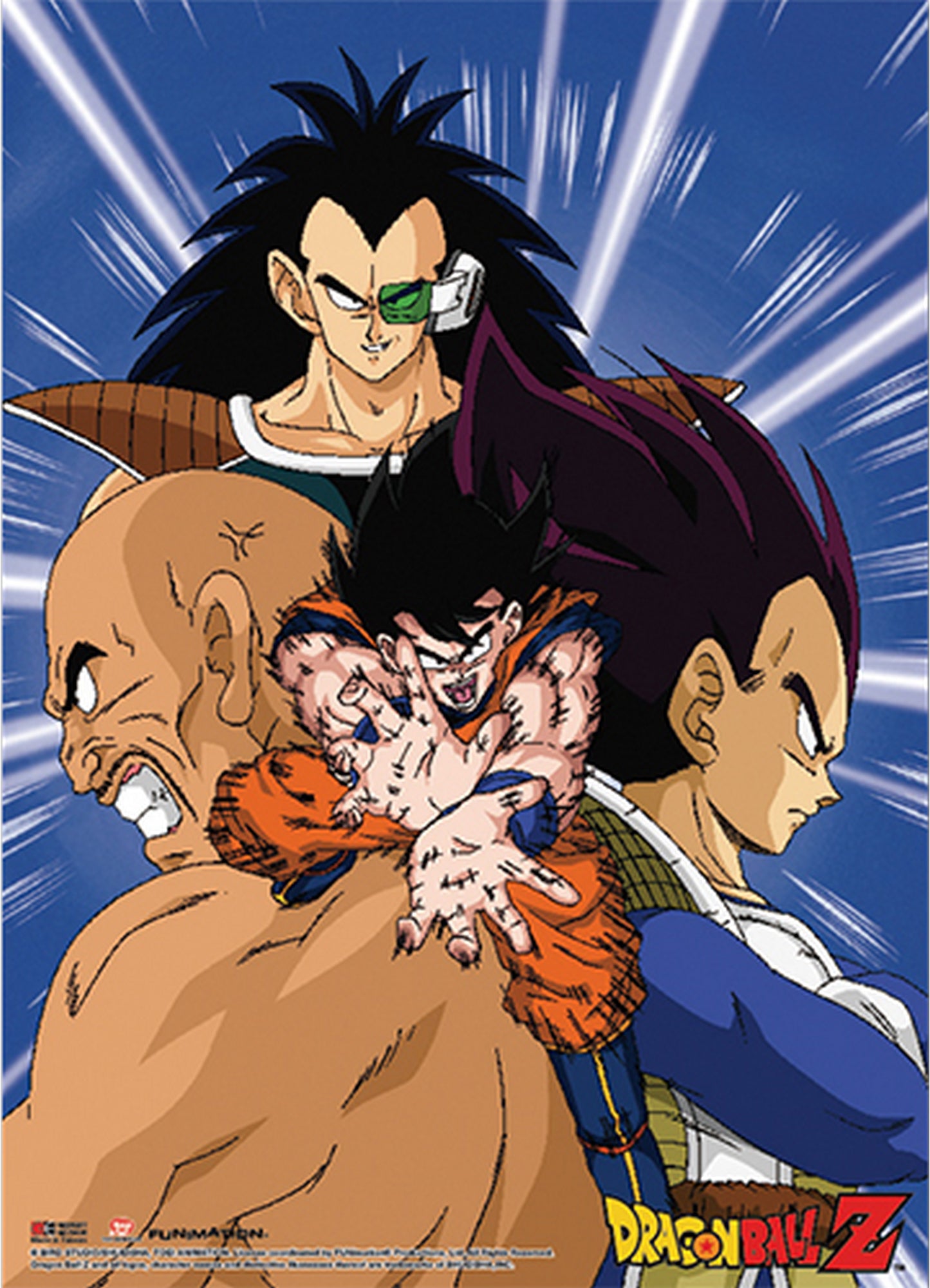 Dragon Ball Z - Son Goku & Vegeta Group Wall Scroll 31"W x 43"H