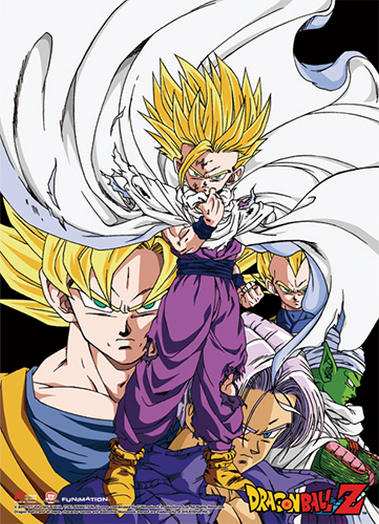 Dragon Ball Z - Son Gohan Group Wall Scroll 31"W x 43"H