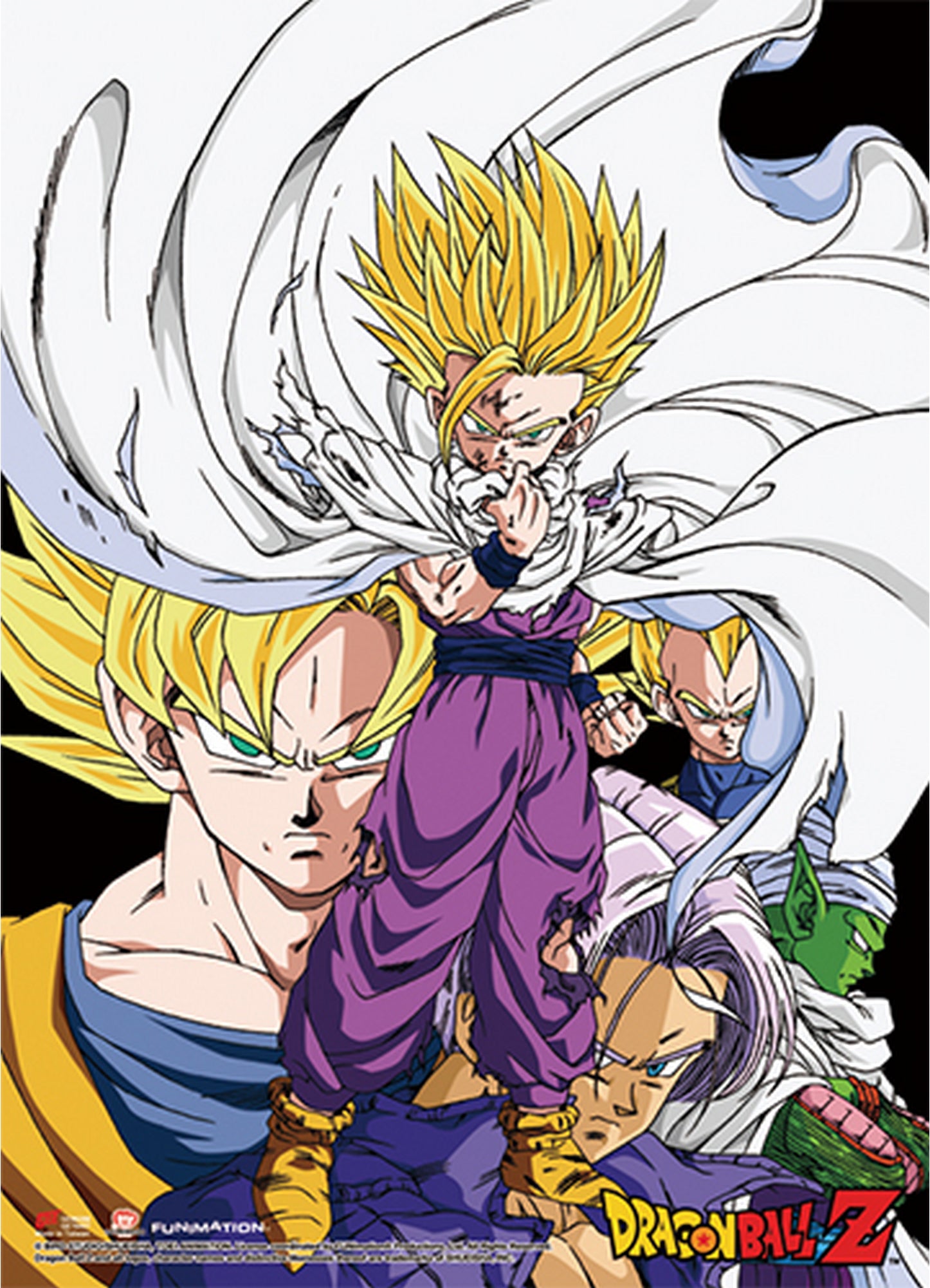 Dragon Ball Z - Son Gohan Group Wall Scroll 31"W x 43"H