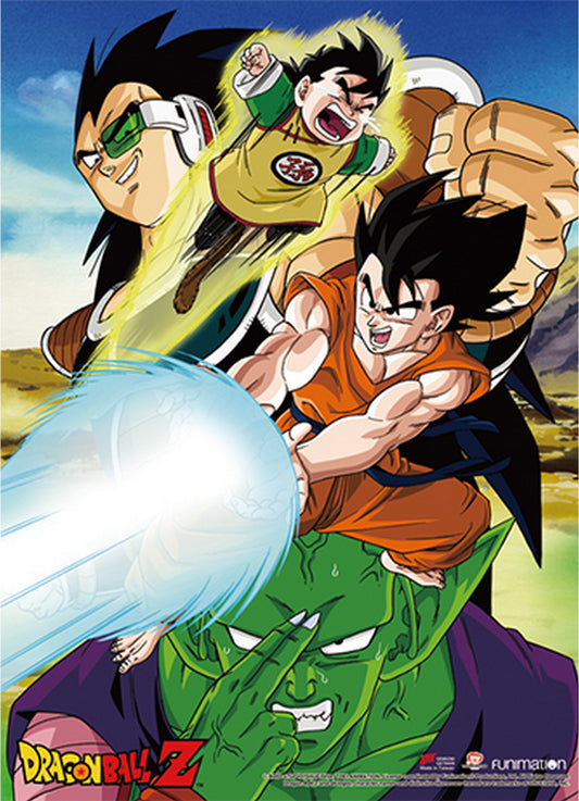 Dragon Ball Z - Son Goku Group Wall Scroll 31"W x 43"H