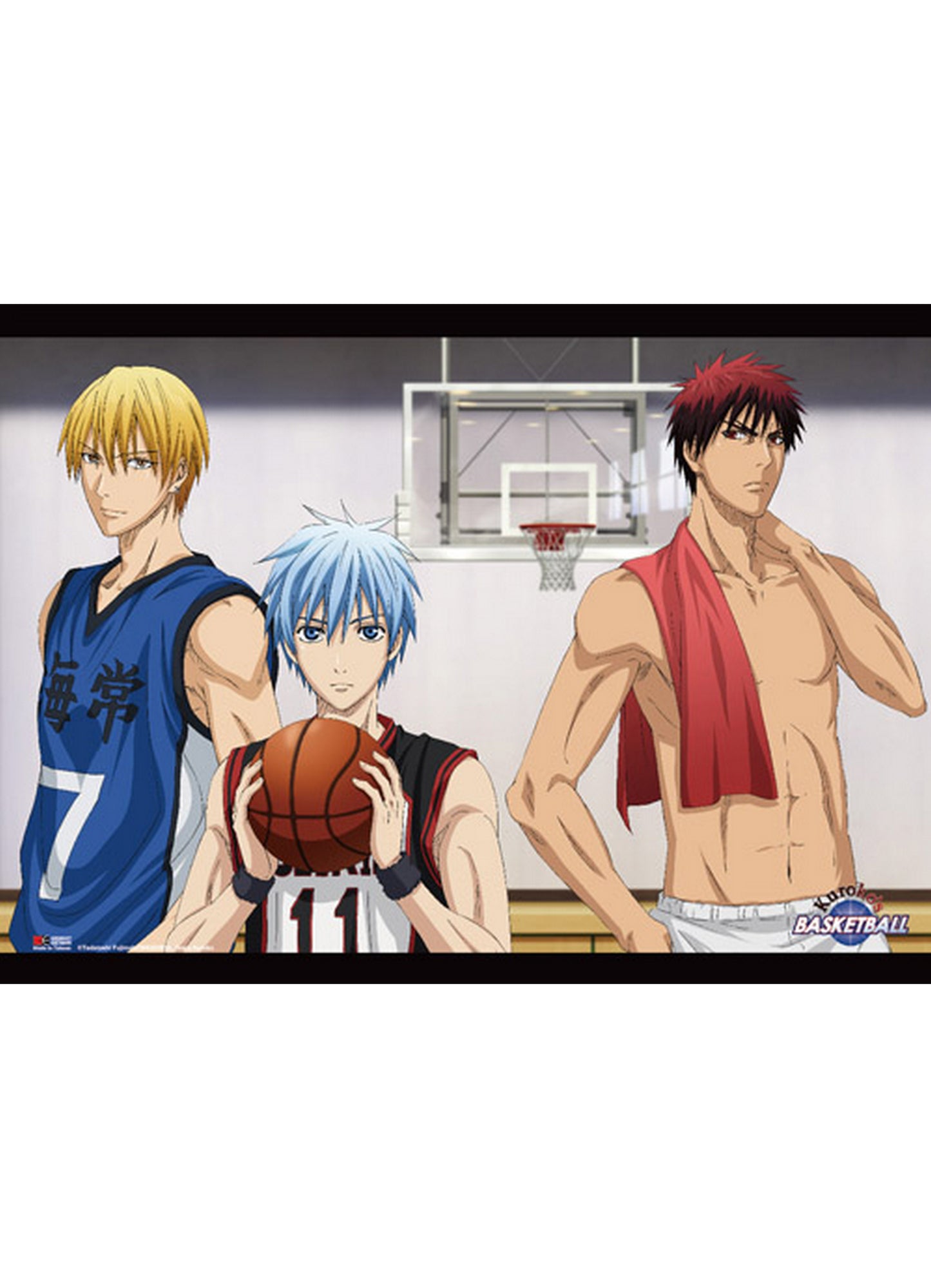 Kuroko's Basketball - Group 4 Wall Scroll 31"W x 43"H