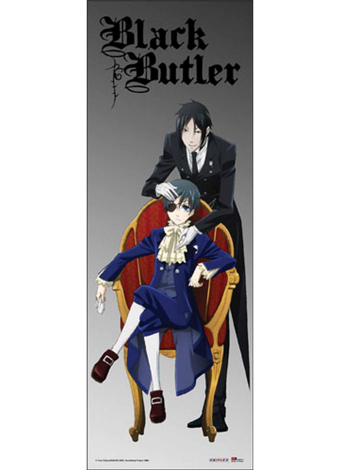 Black Butler - Sebastian Michaelis & Ciel Phantomhive Human Size Wall Scroll 23.5"W x 67"H