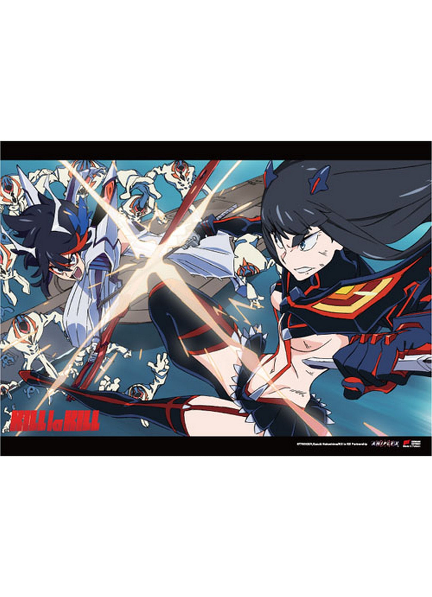 Kill La Kill - Ryuko Matoi Vs Satsuki Kiryuin Wall Scroll 31"W x 43"H