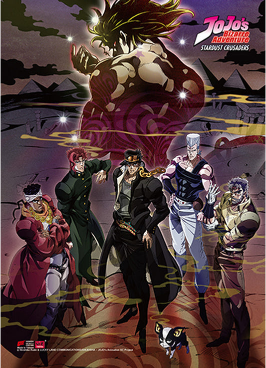 Jojos Bizarre Adventure S3 - Group Wall Scroll 31"W x 43"H