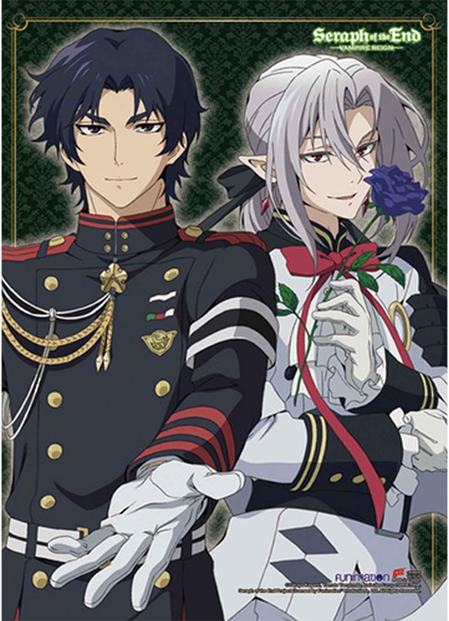 Seraph Of The End - Guren Ichinose & Ferid Bathory Wall Scroll 31"W x 43"H