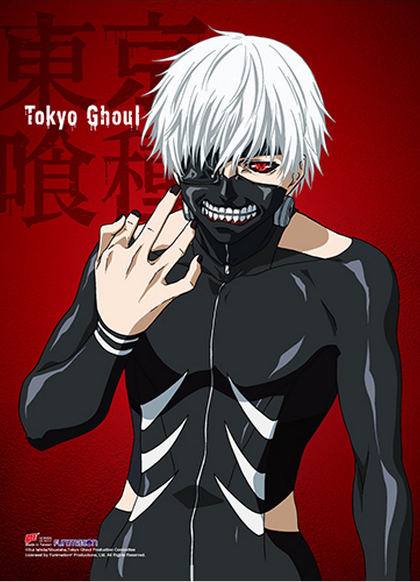 Tokyo Ghoul - Ken Kaneki Wall Scroll 31"W x 43"H