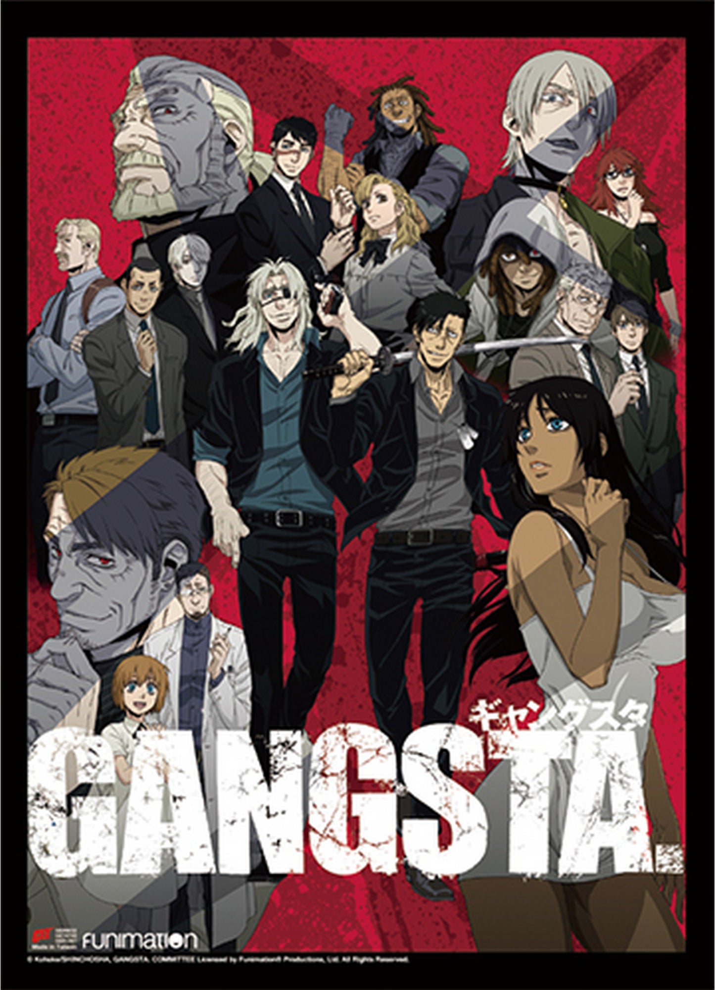 Gangsta - Key Art Wall Scroll 31"W x 43"H