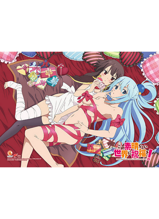 Konosuba - Aqua & Megumin Wall Scroll 31"W x 43"H
