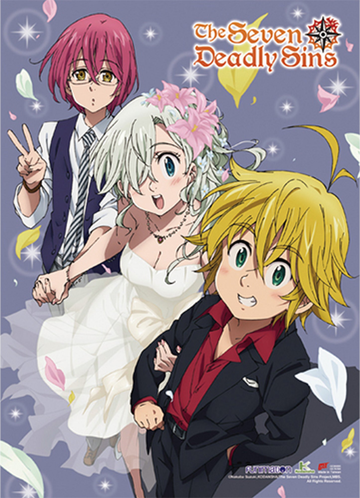 The Seven Deadly Sins - Wedding Style Wall Scroll 31"W x 43"H