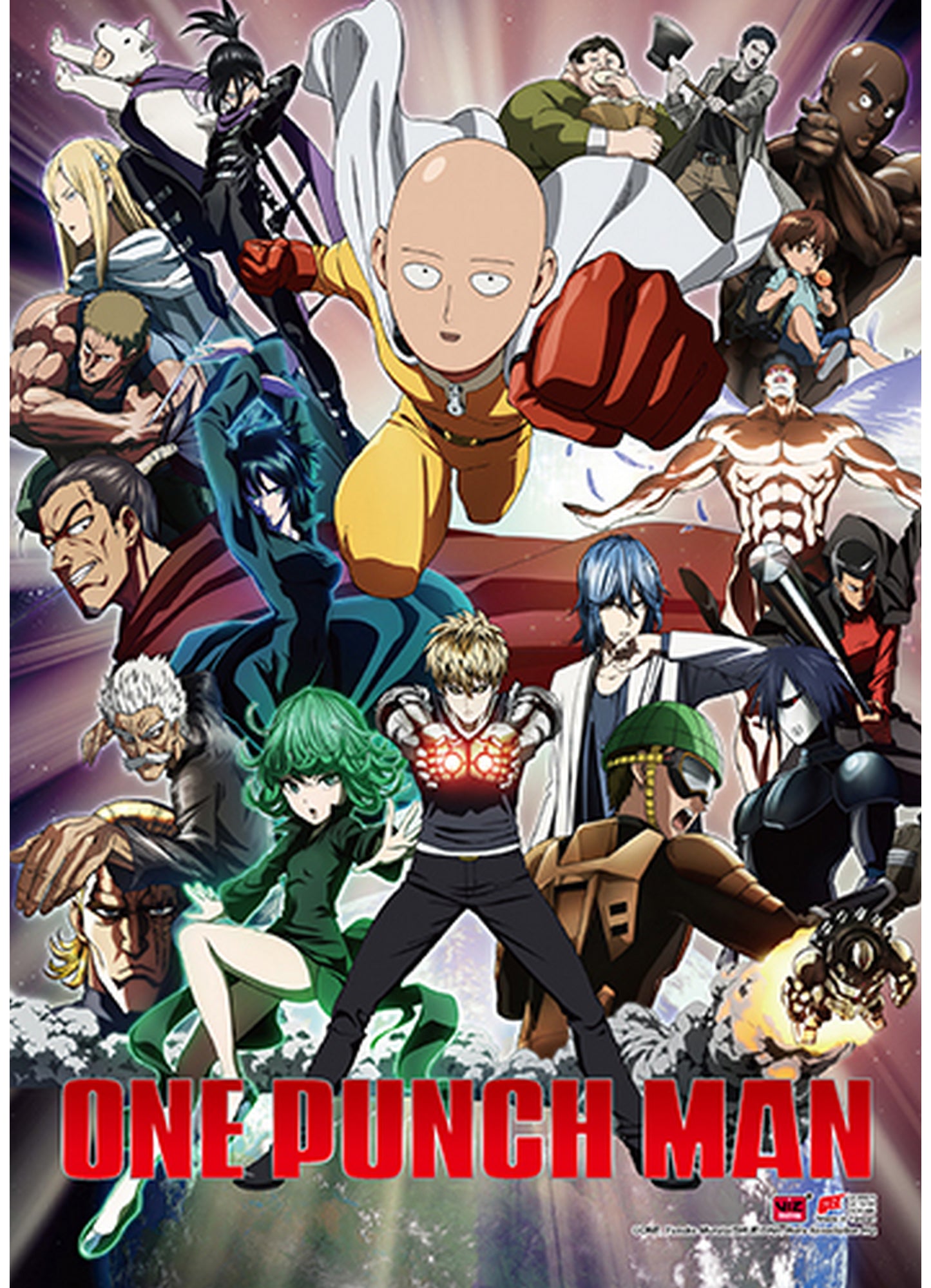 One Punch Man - Key Art 2 Wall Scroll 31"W x 43"H