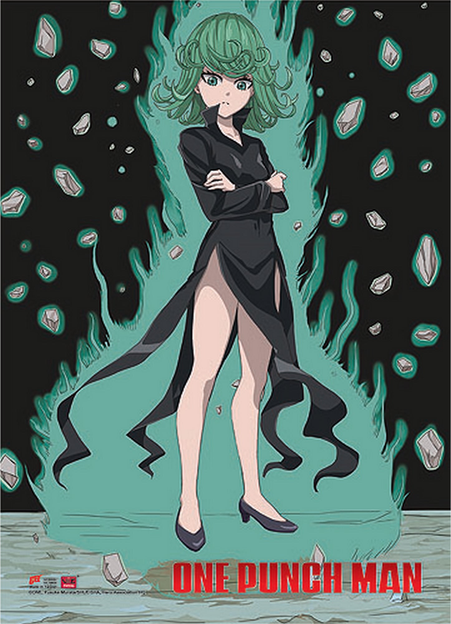 One Punch Man - Tornado Wall Scroll 31"W x 43"H