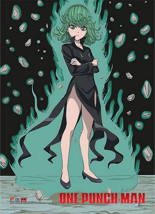 One Punch Man - Tornado Wall Scroll 31"W x 43"H