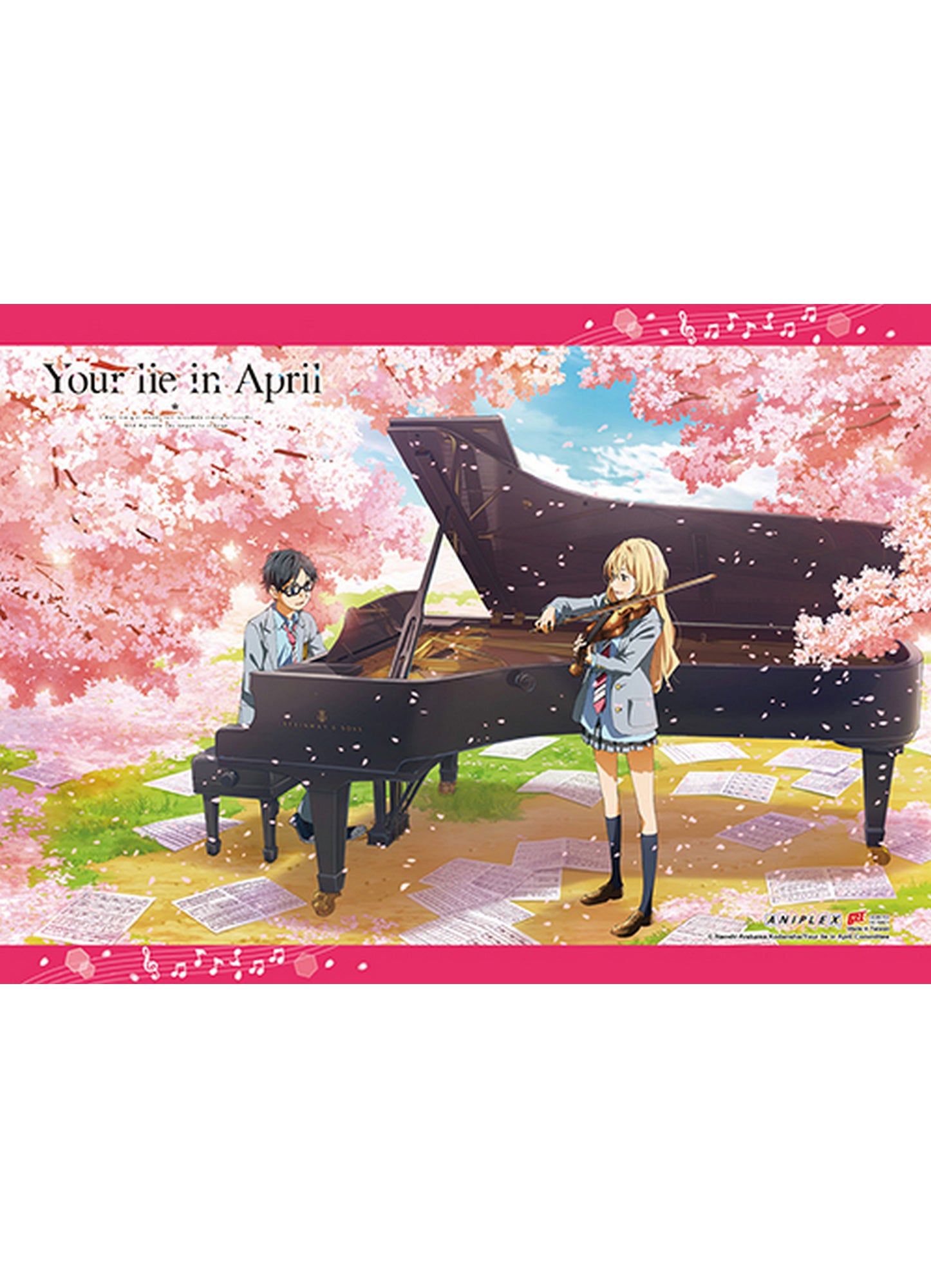 Your Lie In April - Spring Wall Scroll 31"W x 43"H