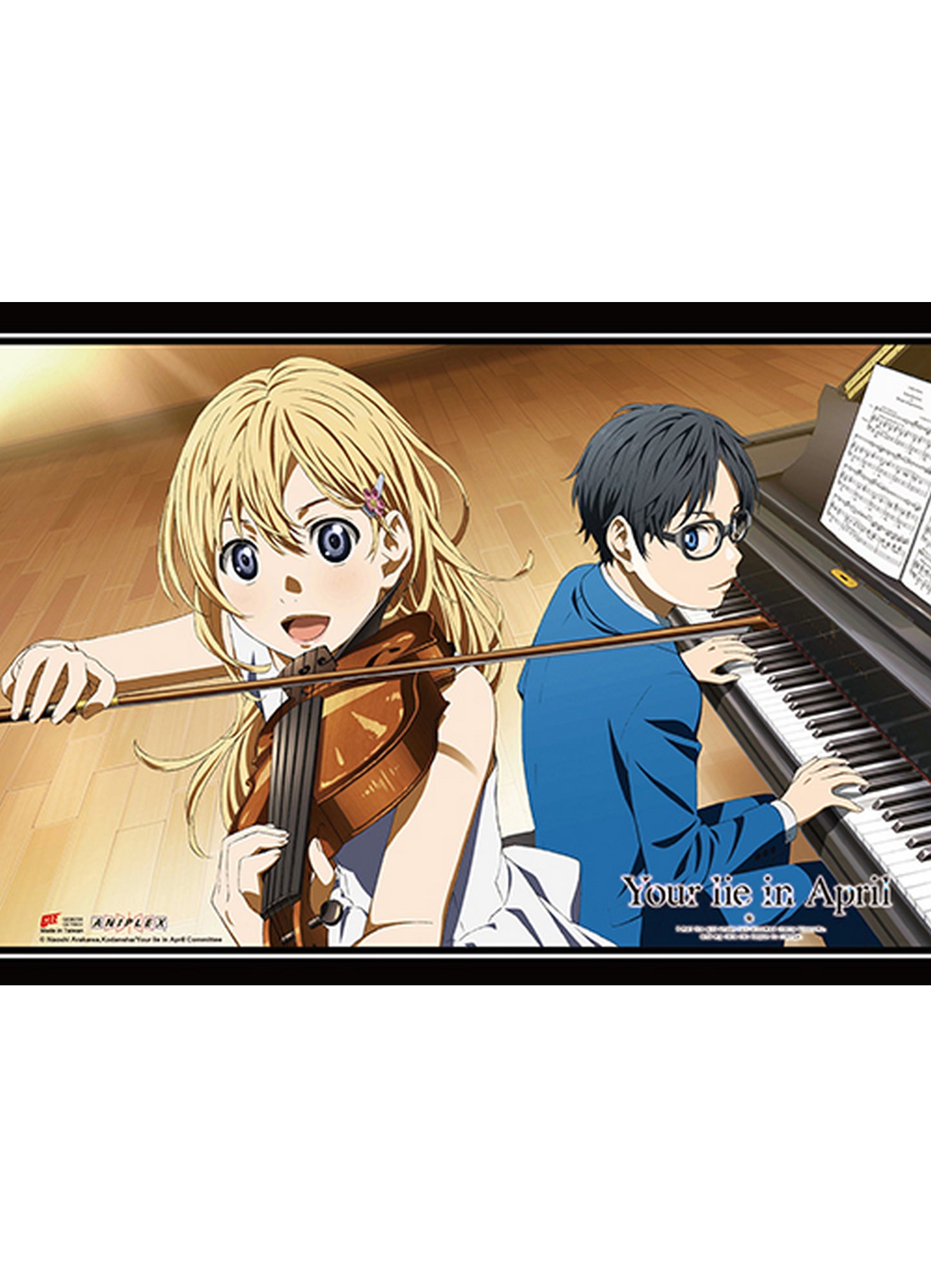 Your Lie In April - Ensemble Wall Scroll 31"W x 43"H