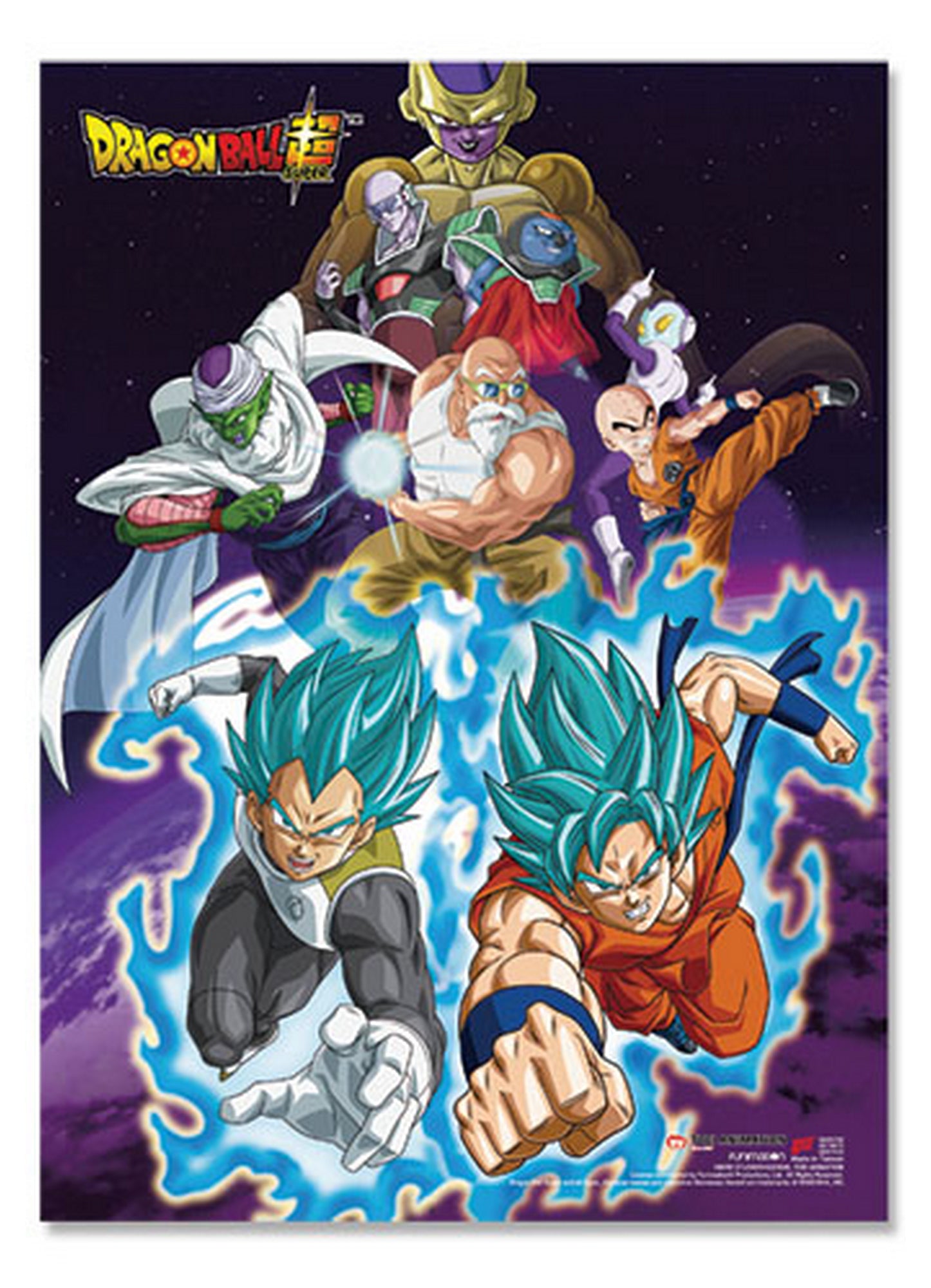 Dragon Ball Super - Resurrection F Group 01 Wall Scroll 31"W x 43"H