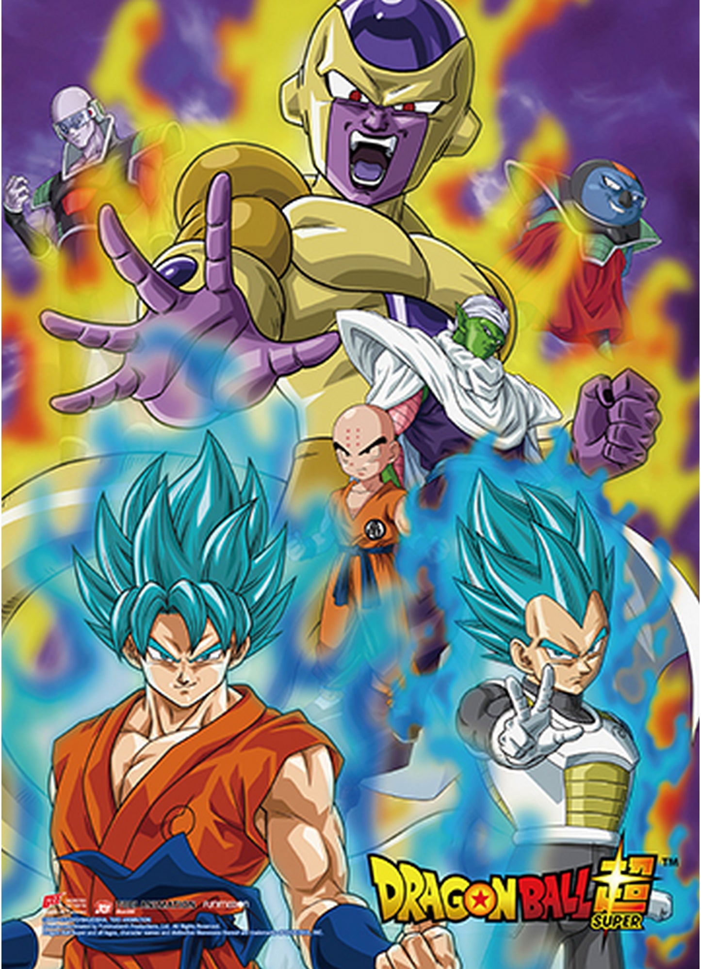 Dragon Ball Super - Resurrection F Group 03 Wall Scroll 31"W x 43"H
