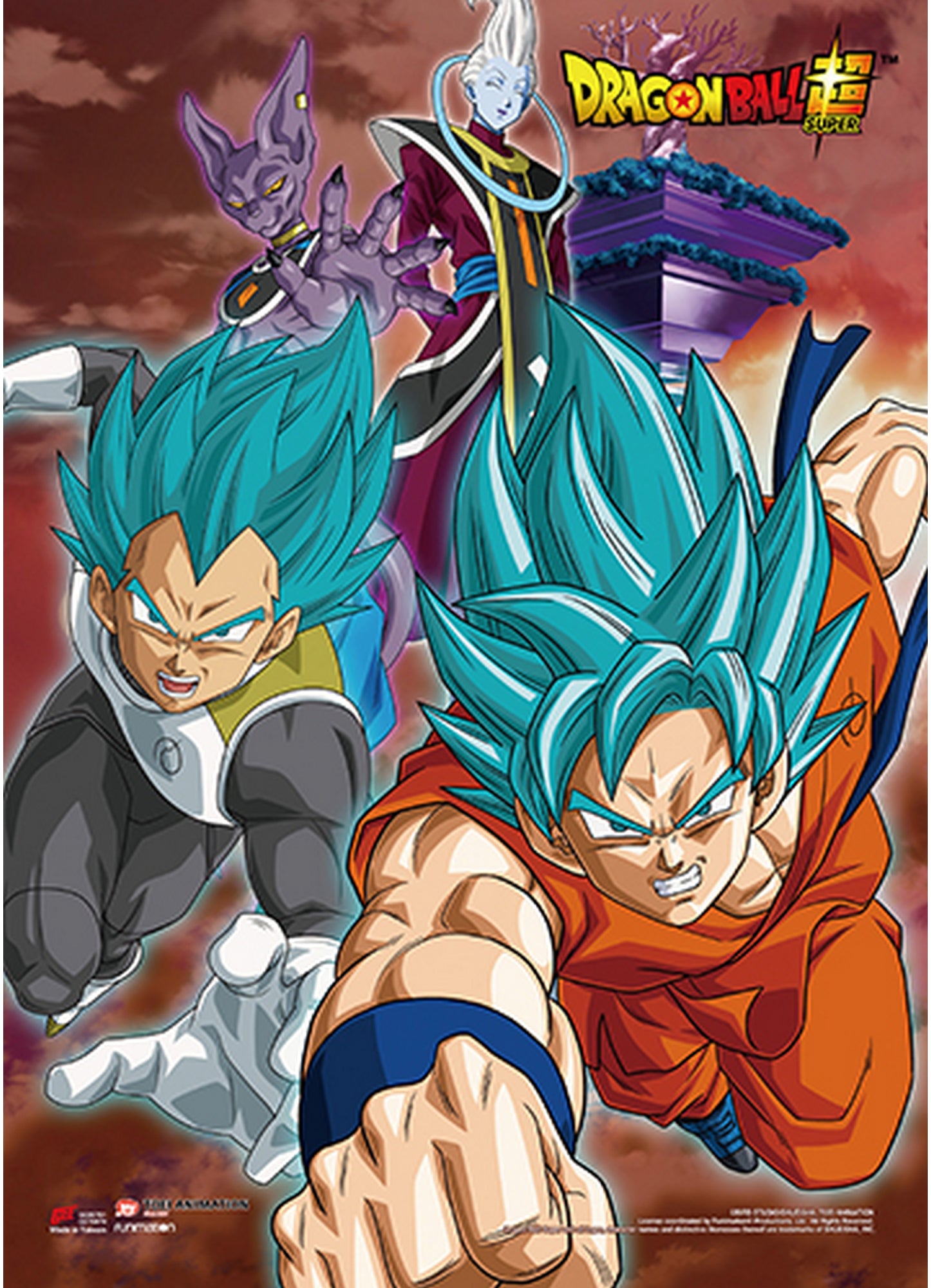 Dragon Ball Super - Resurrection F Group 04 Wall Scroll 31"W x 43"H