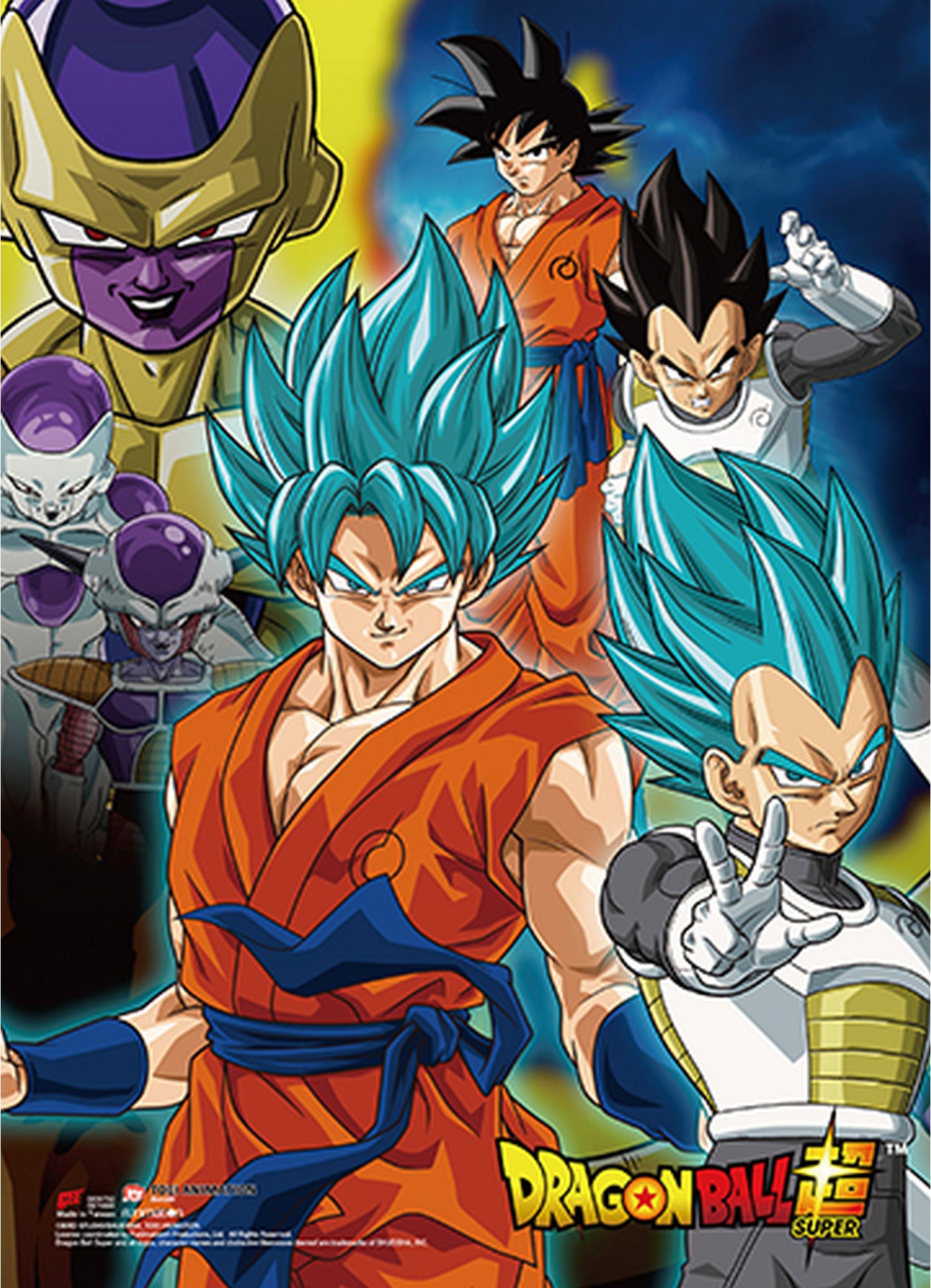Dragon Ball Super - Resurrection F Group 05 Wall Scroll 31"W x 43"H