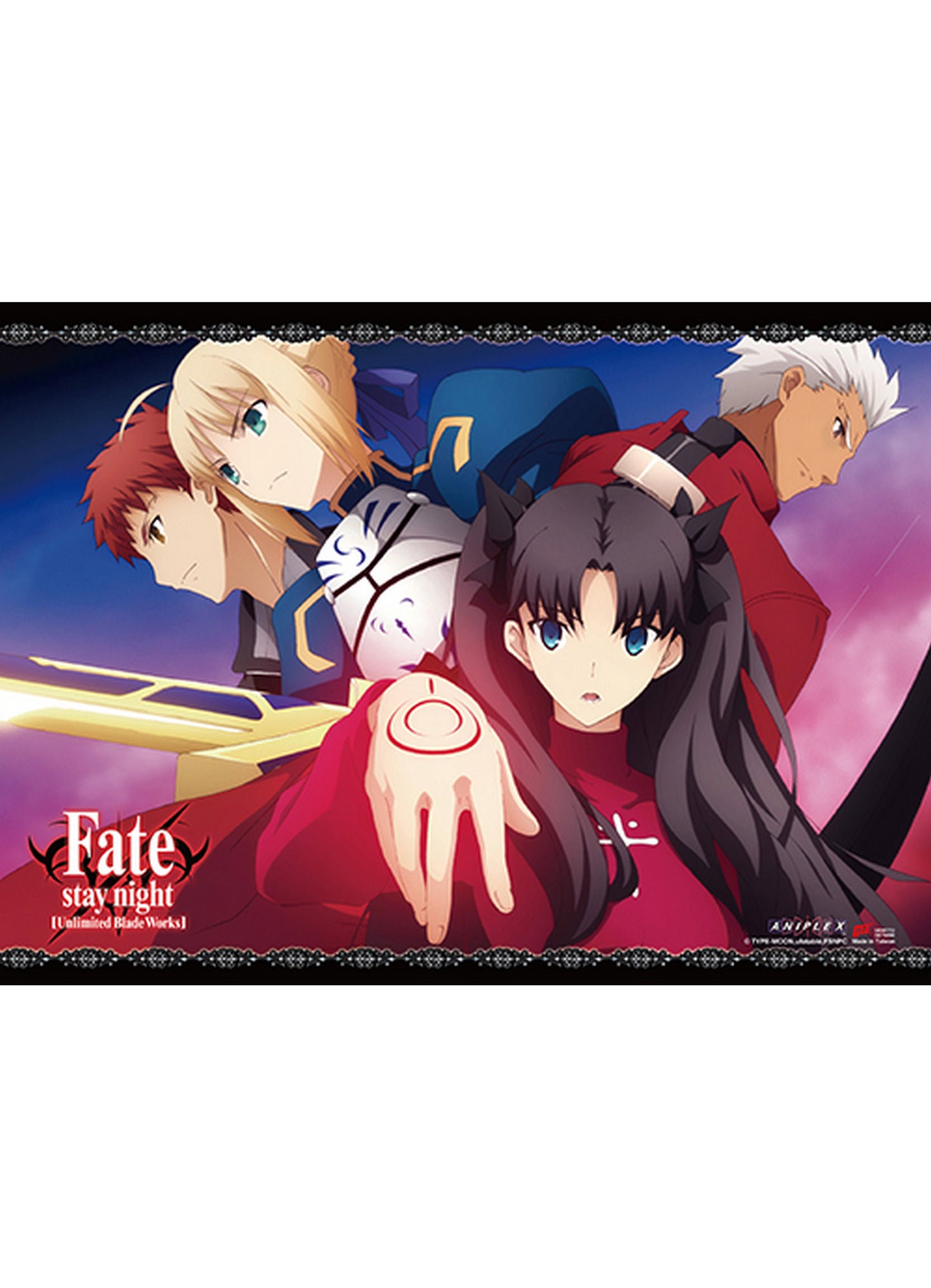 Fate/stay night - Group 2 Wall Scroll 31"W x 43"H