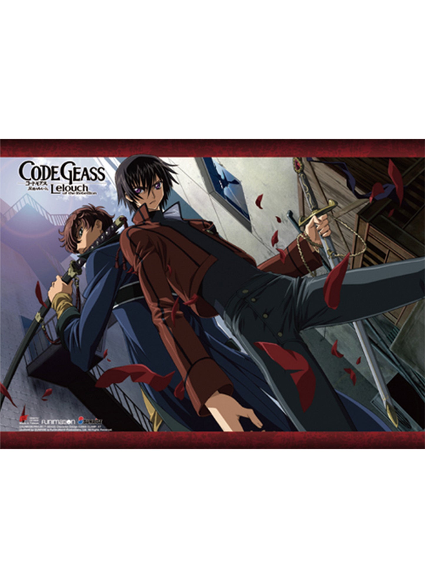 Code Geass S1 - Lelouch vi Britannia & Suzaku Kururugi 2 Wall Scroll 18.5"W x 25.2"H