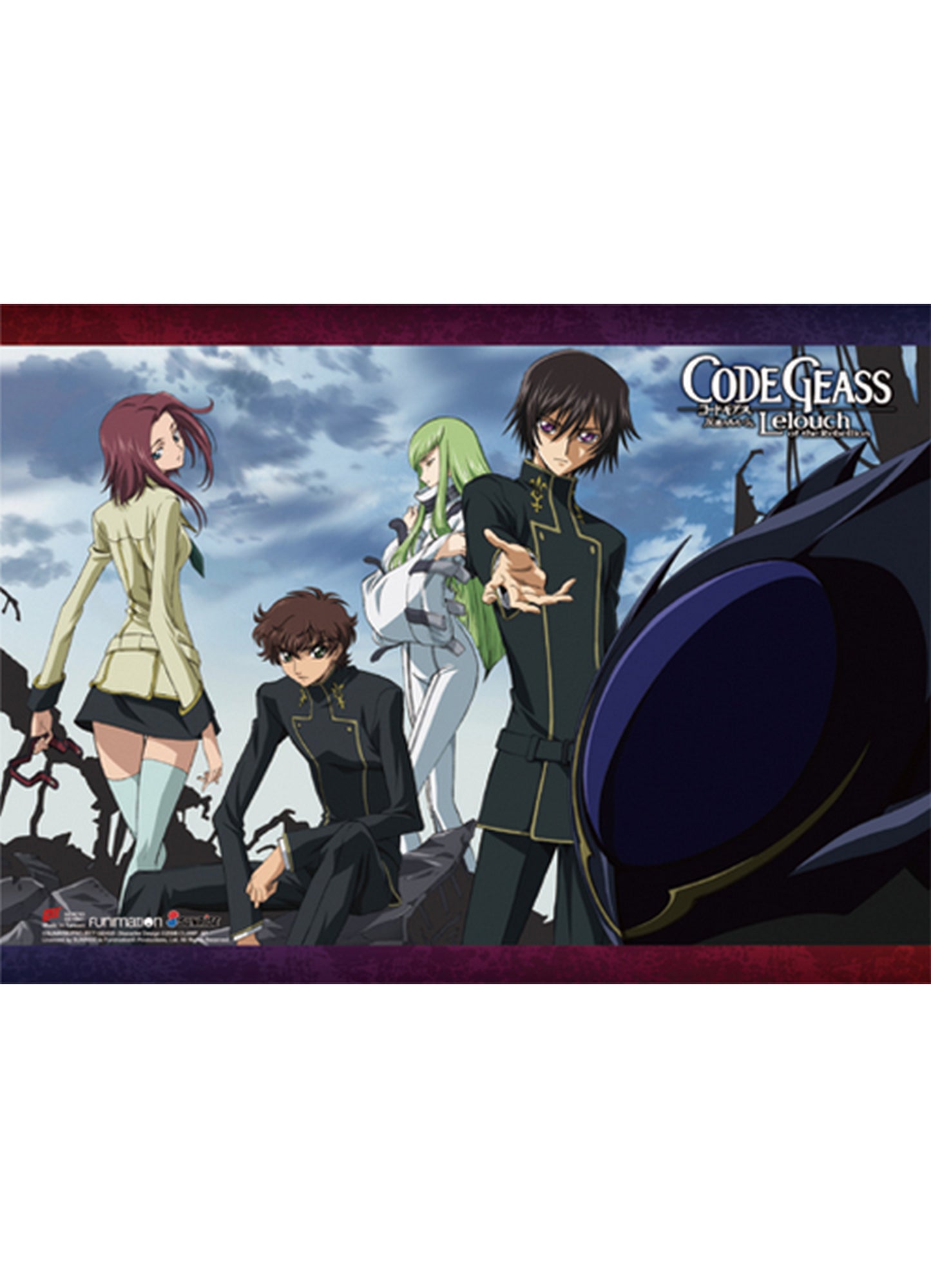 Code Geass S1 - Group 3 Wall Scroll 18.5"W x 25.2"H