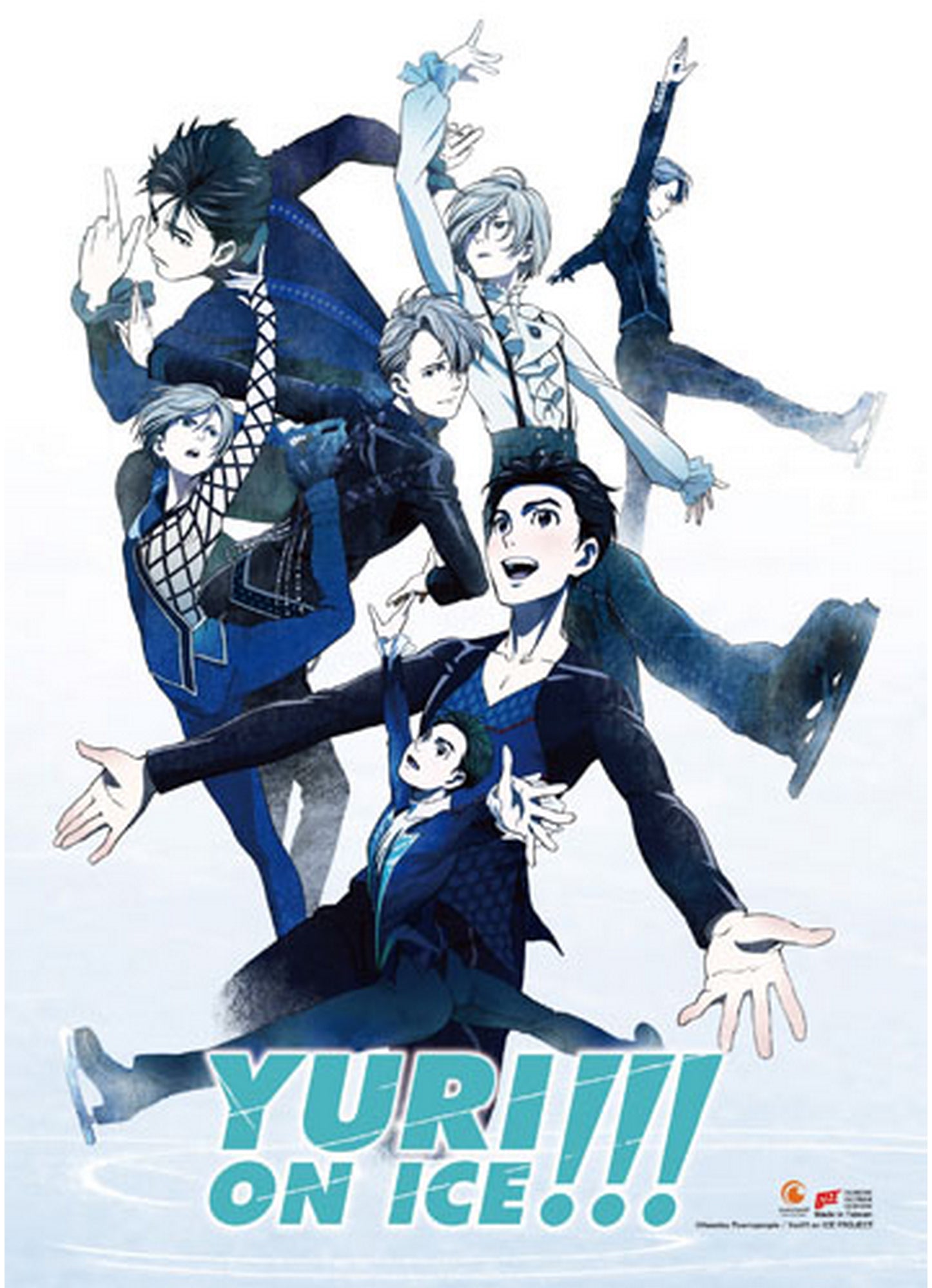 Yuri! On Ice - Key Art Wall Scroll 31"W x 43"H