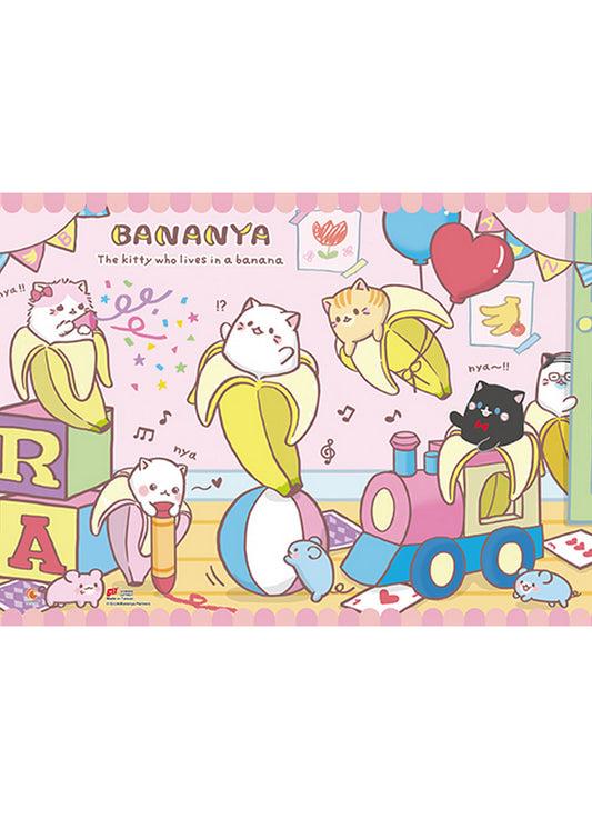 Bananya - Have Fun Wall Scroll 31"W x 43"H