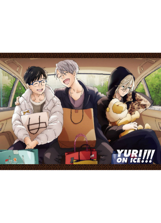 Yuri! On Ice - Yuri Katsuki, Victor Nikiforov & Yuri Plisetsky "Yurio" 6 Wall Scroll 31"W x 43"H