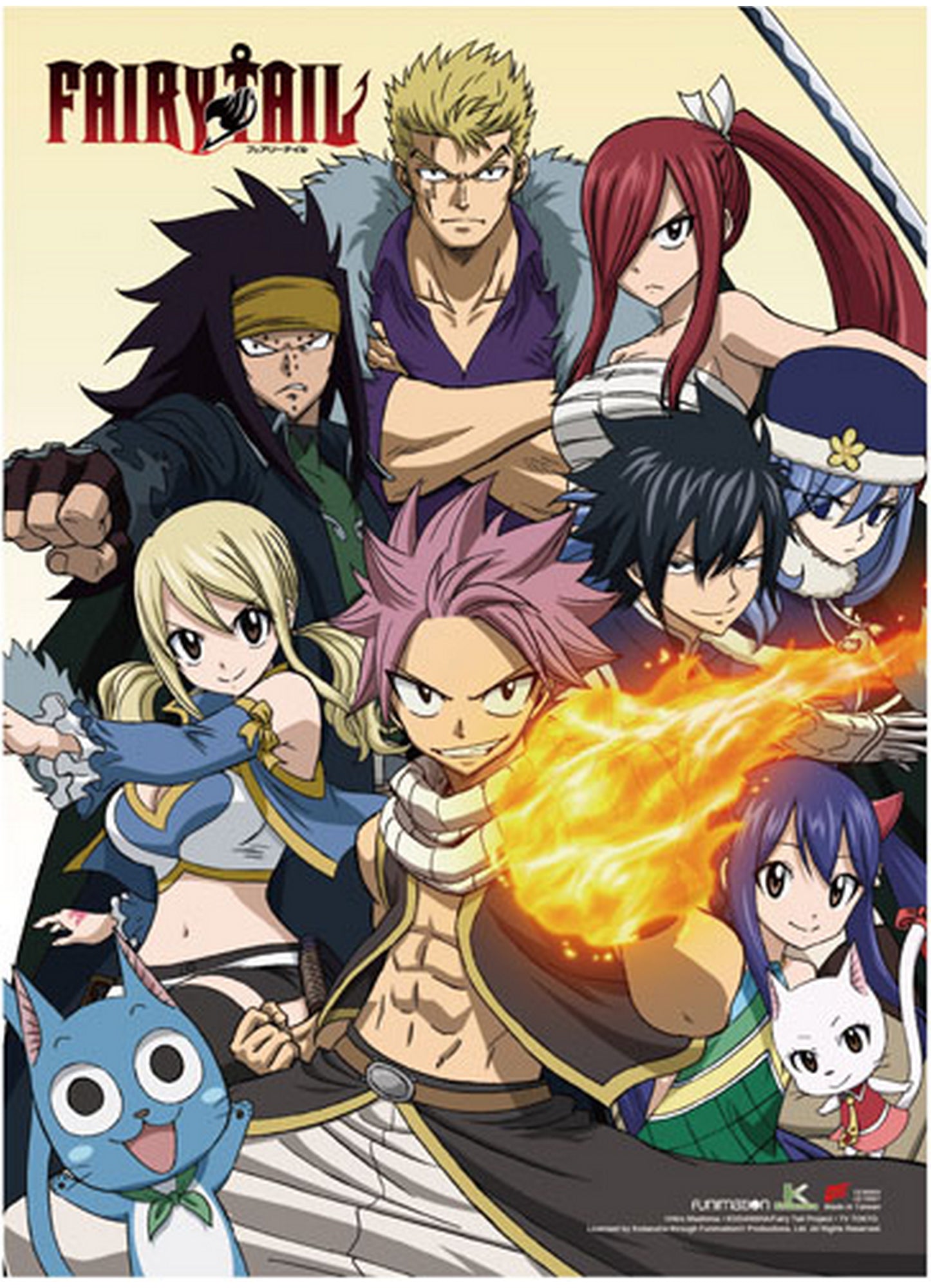 Fairy Tail S7 - Group 1 Wall Scroll 31"W x 43"H