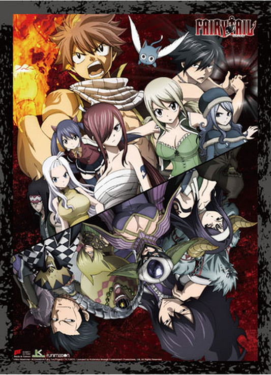 Fairy Tail S8 - Group 1 Wall Scroll 31"W x 43"H