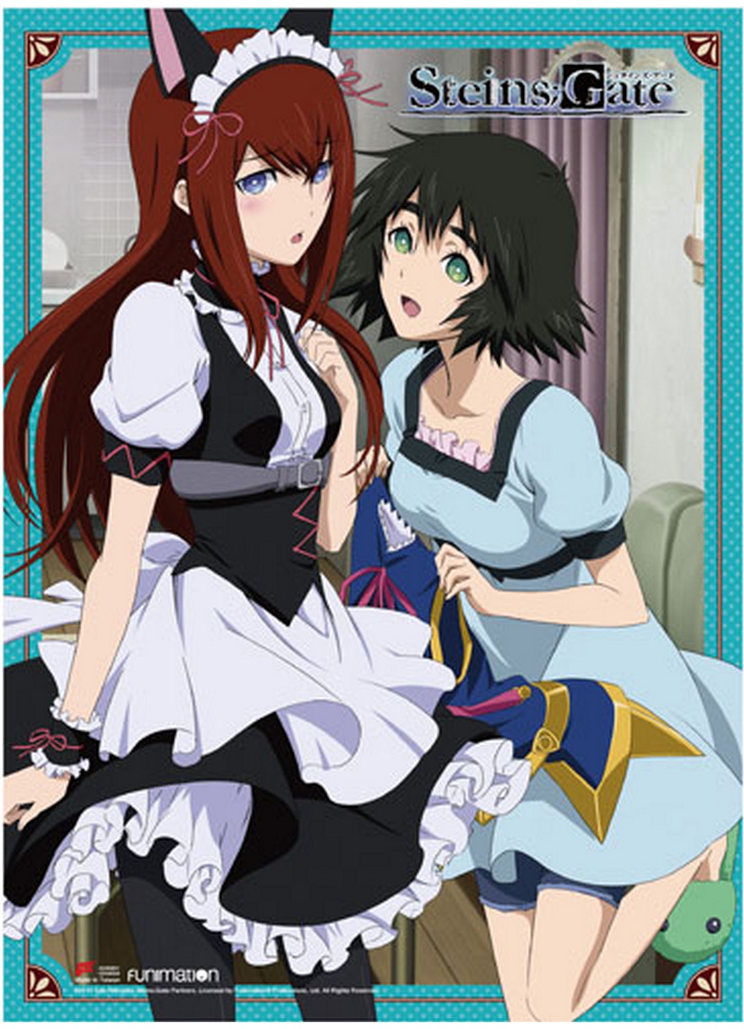 Steins;Gate - Maid Kurisu Makise & Mayuri Shiina Wall Scroll 31"W x 43"H
