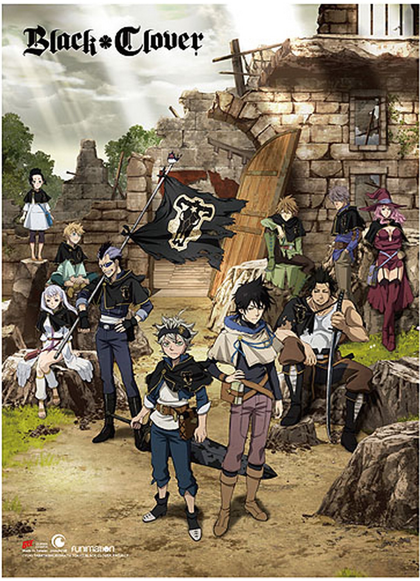 Black Clover - Key Art Wall Scroll 31"W x 43"H