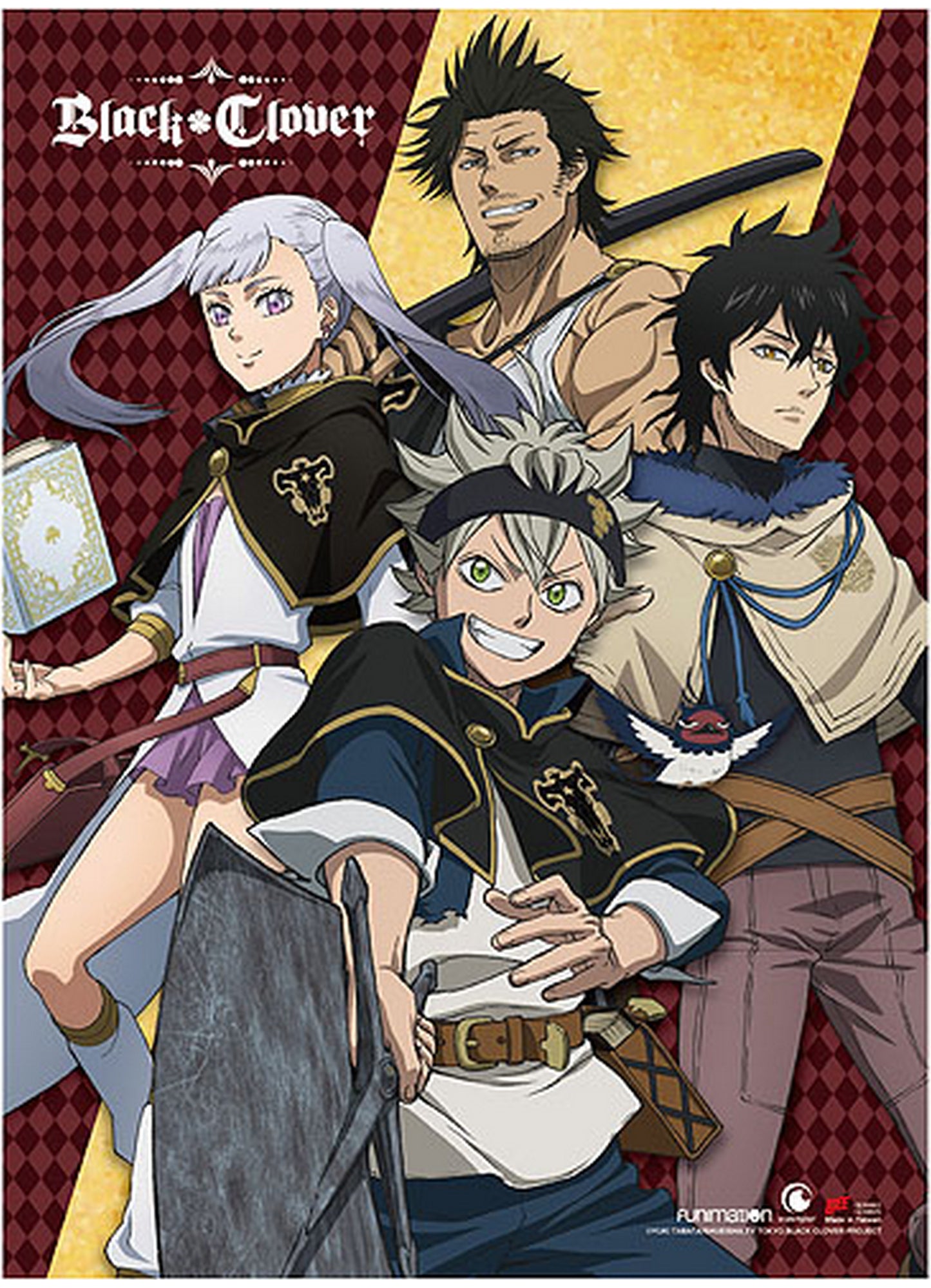 Black Clover - Group Wall Scroll 31"W x 43"H