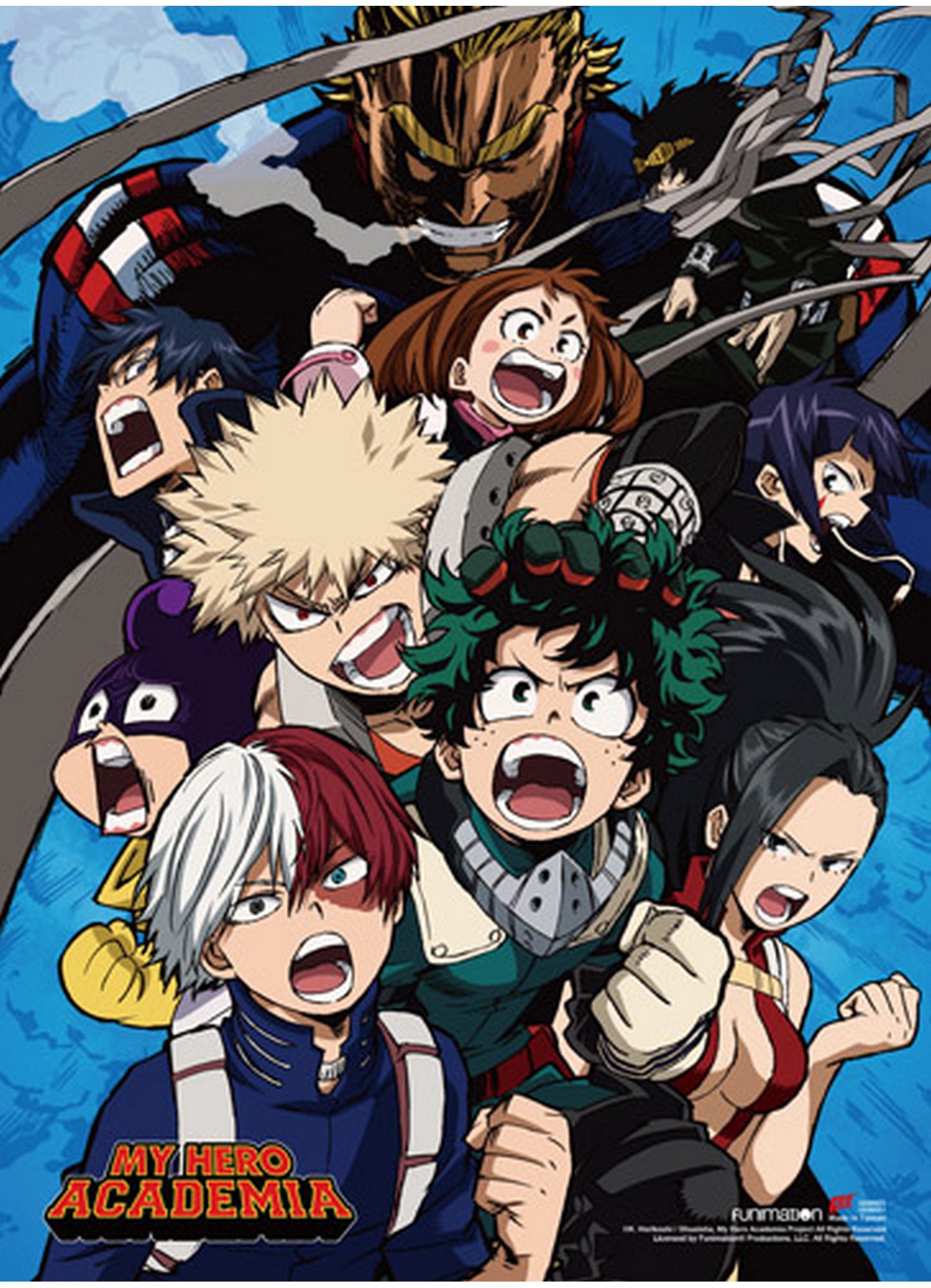 My Hero Academia S2 - Group 1 Wall Scroll 31"W x 43"H