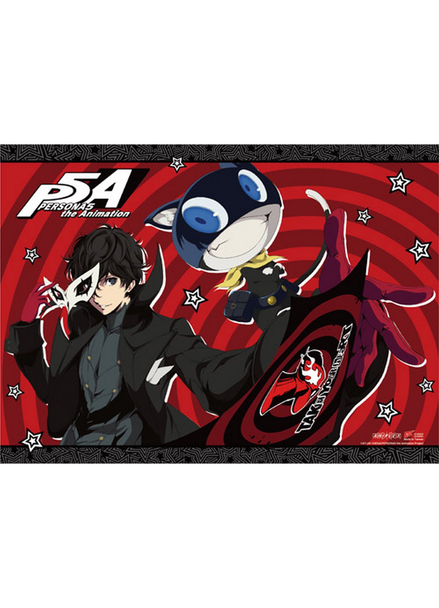 Persona 5 The Animation - Joker & Mona Wall Scroll 31"W x 43"H