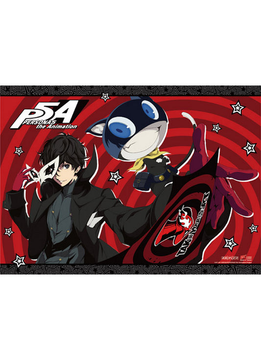 Persona 5 The Animation - Joker & Mona Wall Scroll 31"W x 43"H