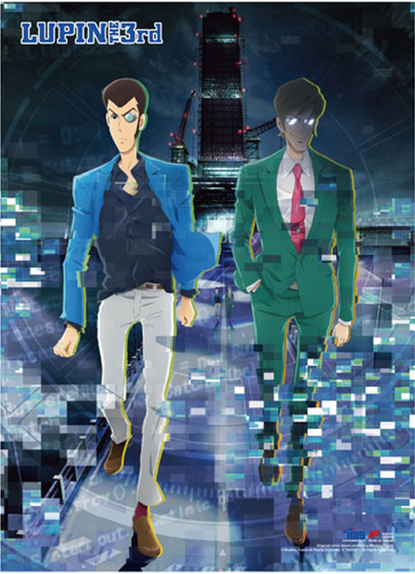 Lupin The Third Part 5 - Lupin & Albert Wall Scroll 31"W x 43"H