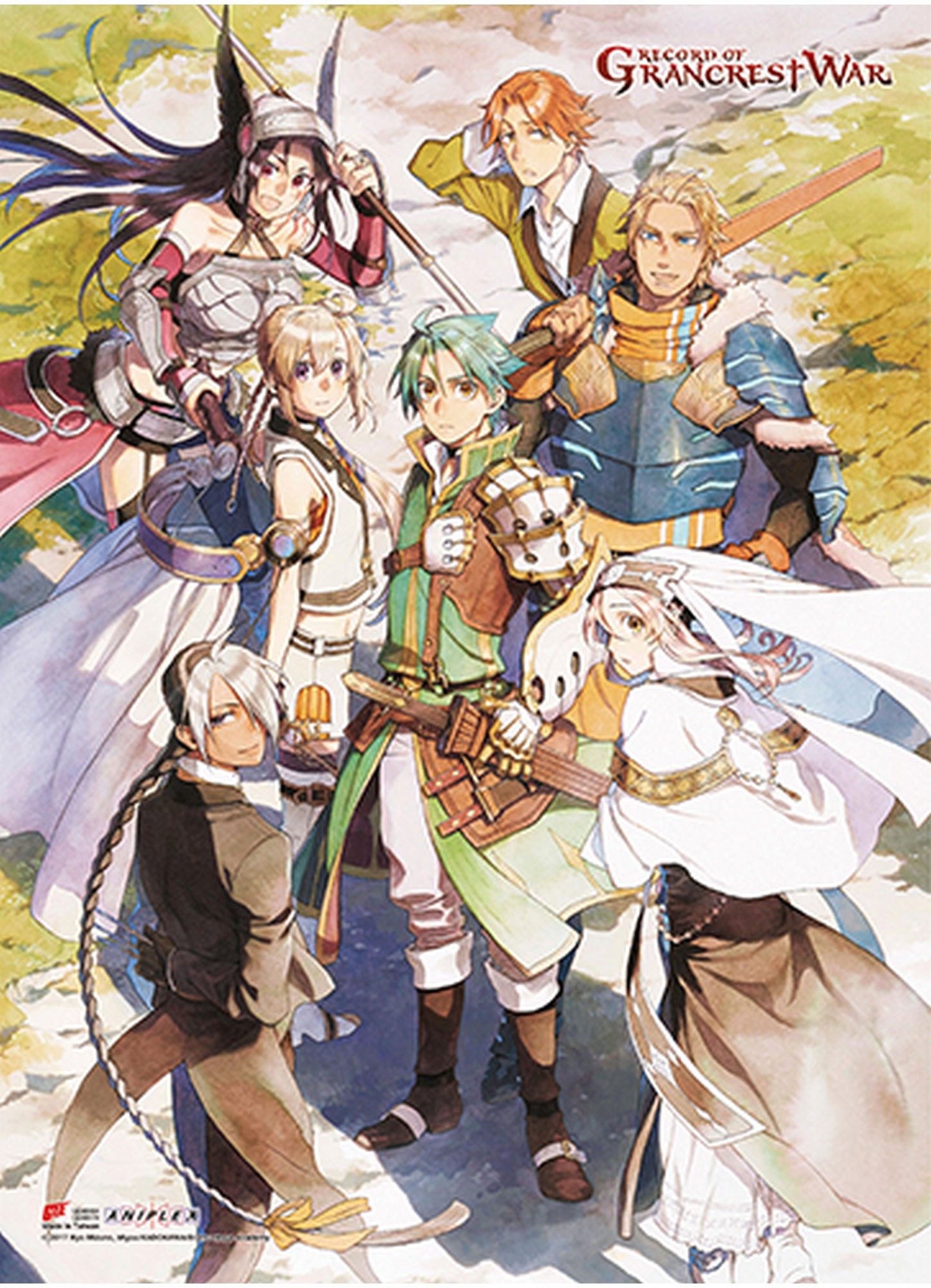 Record Of Grancrest War - Key Art 5 Wall Scroll 31"W x 43"H