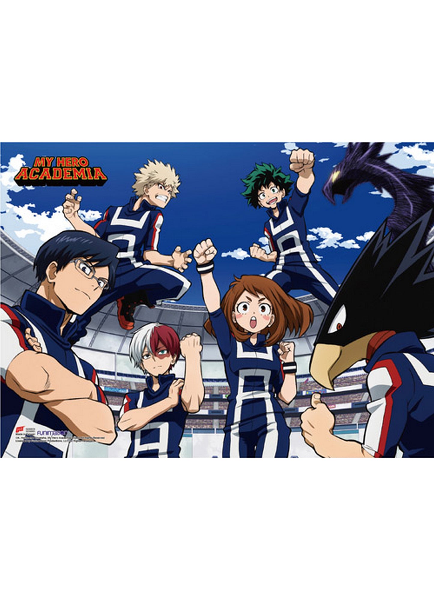 My Hero Academia S2 - Group 3 Wall Scroll 31"W x 43"H