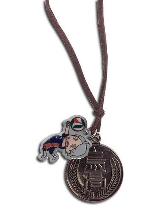 Haikyu - Koshi Sugawara SD And Karasuno High Necklace