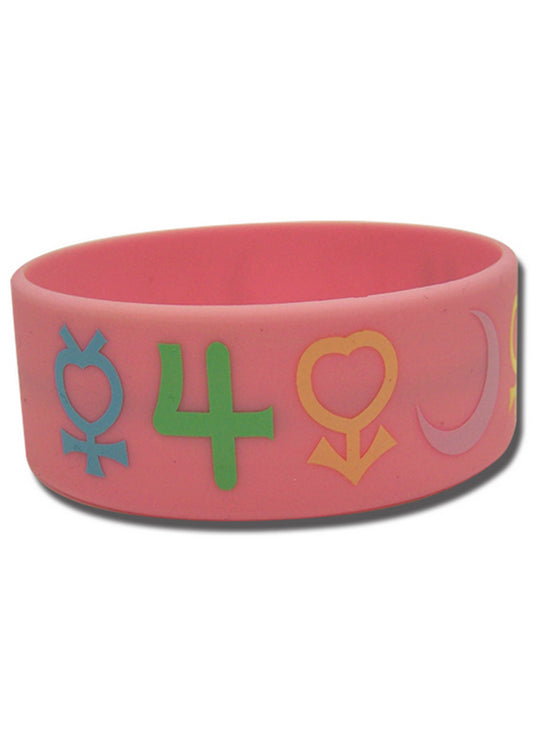 Sailor Moon - Sailor Symbols PVC Wristband