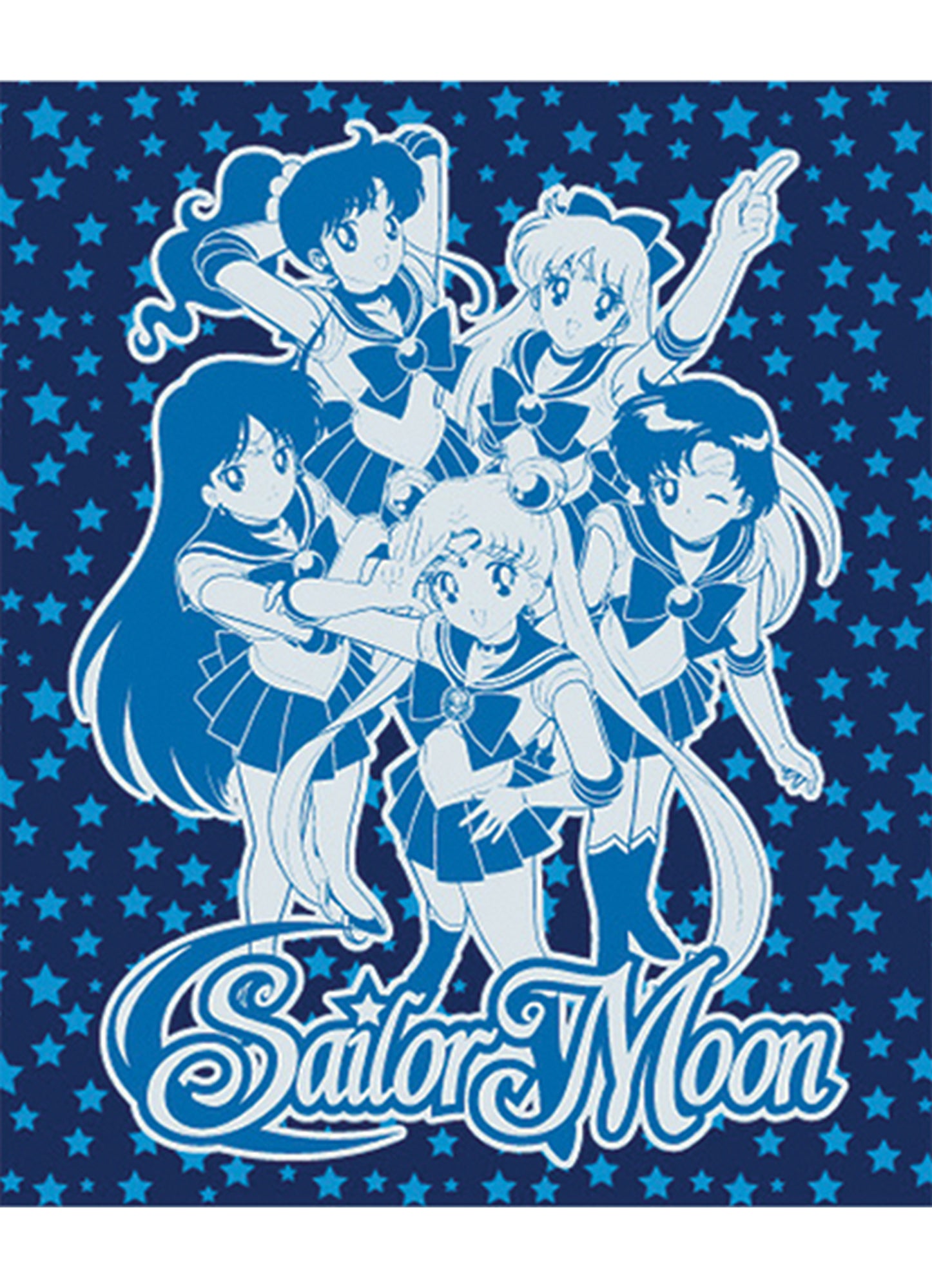 Sailor Moon - Group Throw Blanket 46"W x 60"H