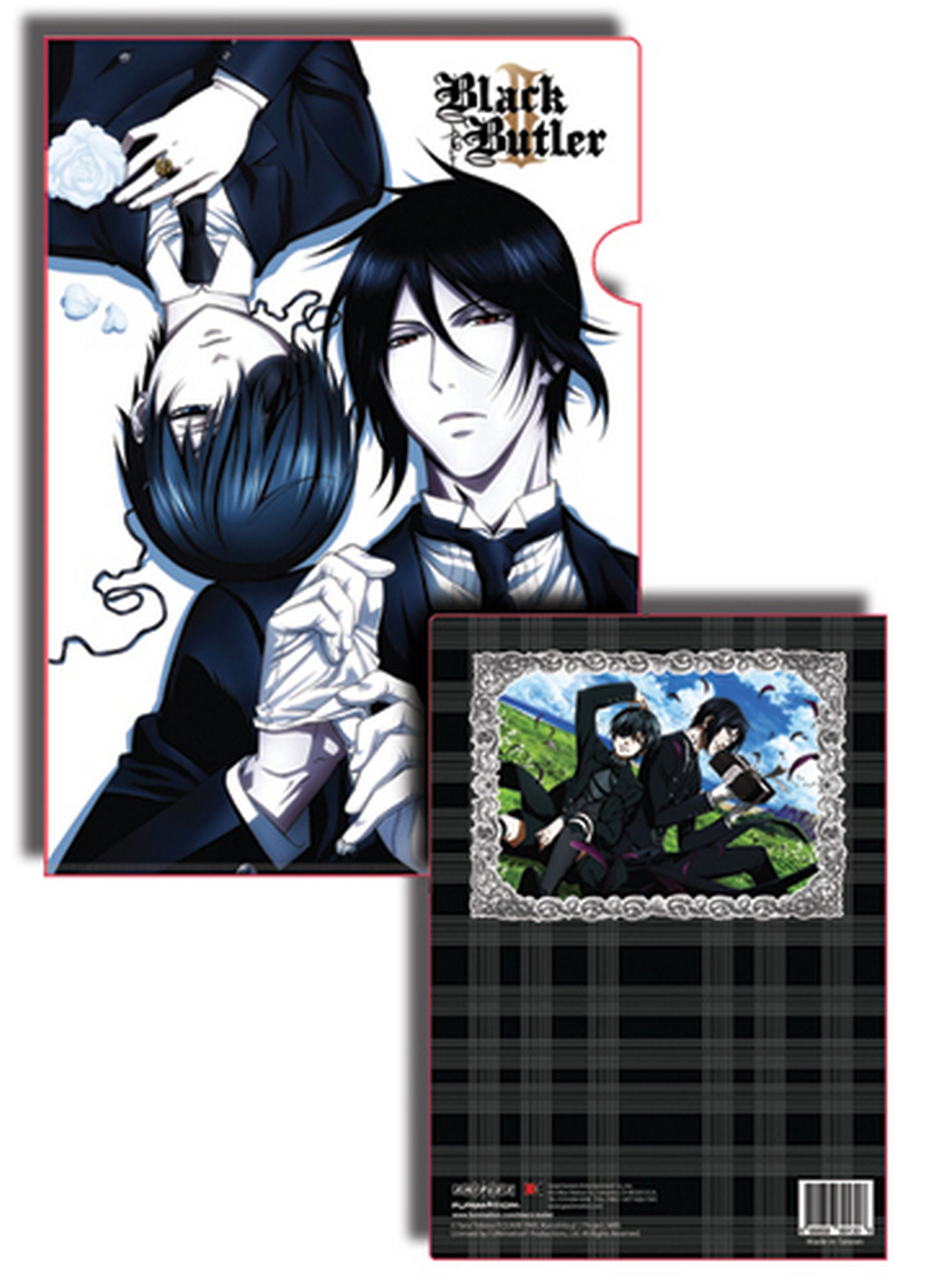 Black Butler 2 - Sebastian Michaelis And Ciel Phantomhive File Folder (5 Pcs)
